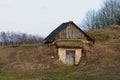 Old house in ground